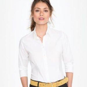 SOLS-Ladies-Effect-3-4-Sleeve-Fitted-Shirt