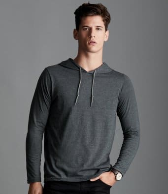 Anvil-Lightweight-Long-Sleeve-Hooded-T-shirt