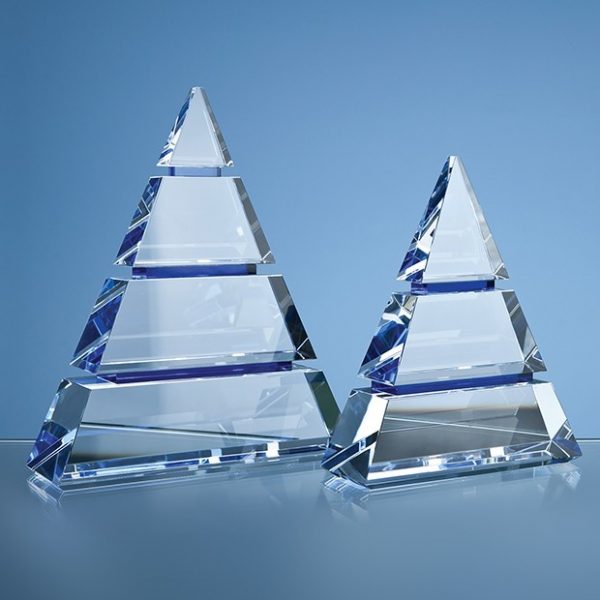 Clear-Optical-Crystal-Cenotaph-Award-with-a-Single-Cobalt-Blue-Line