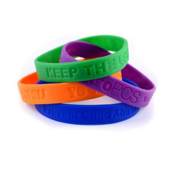 Debossed-Silicone-Wristband