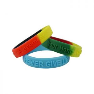 Embossed-Silicone-Wristbands
