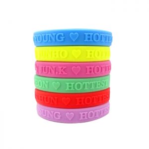 Embossed-Silicone-Wristbands