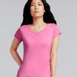 Gildan-SoftStyle-Ladies-V-Neck-T-shirt