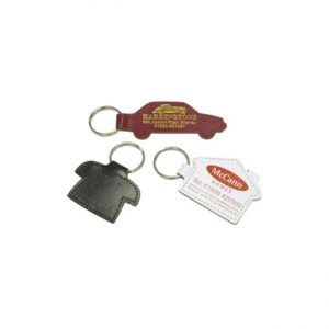 Shaped-Leather-Key-Fob